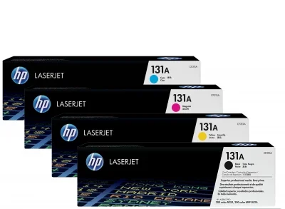 کارتریج-لیزری-اچ-پی-131a-سری-کامل ست کارتریج رنگی HP 131A - تصویر 1